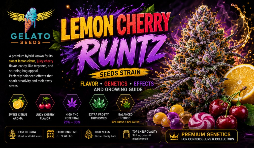 Lemon Cherry Runtz Seeds Flavor Effects and Growing Guide