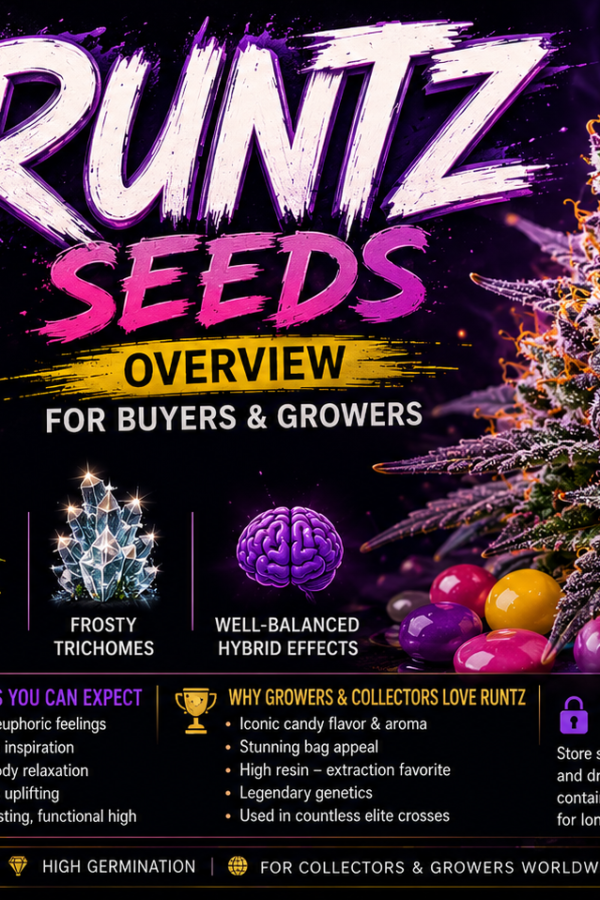 Runtz Seeds Genetics Flavor Effects and Growing Guide